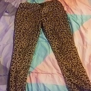 Cheettah print pants